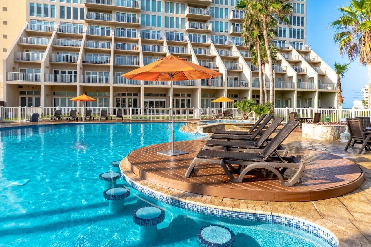 The Ocean Waves Are Calling! Relaxing Setting With Pool View In Beachfront Resort South Padre Island Exterior photo